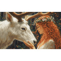 Luca-S The Gentle Spirit of the Forest GOLD B724 borduren (pakket)