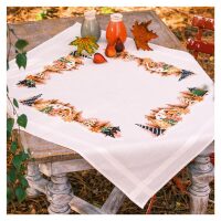 Vervaco Tafelkleed Winterdorp PN-0202561 borduren (pakket)