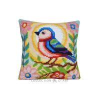 Collection d'Art Bird on Branch 5504 kruissteekkussen pakket