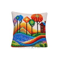 Collection d'Art Blue Lake 5505 kruissteekkussen pakket