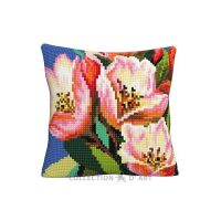 Collection d'Art Colorful Floral Pattern 5514 kruissteekkussen pakket