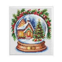 Collection d'Art Snow Globe House BC8141 borduren (pakket)