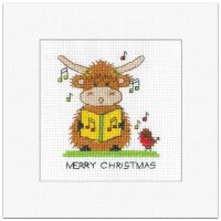 Heritage Crafts Highland Card Christmas Carol 1947A