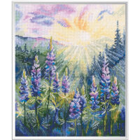 RTO Lupines in Sunlight M1066 borduren (pakket)