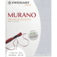 Zweigart borduurstof Precut Murano Evenweave Grijs (705) 32ct 48x68cm