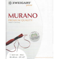 Zweigart borduurstof Precut Murano Evenweave Natuurlijk wit (101) 32ct 48x68cm