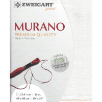 Zweigart borduurstof Precut Murano Evenweave Wit (100) 32ct 48x68cm
