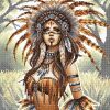 AVA Stitch The Crowned Warrior / Free Spirit P046 borduren (pakket)