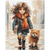 Andriana Through puddles ANP-74 borduren (pakket)