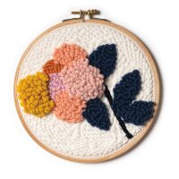 Rico Design Picture Flower Punch Needle pakket incl. punch naald