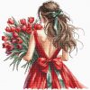AVA Stitch Bouquet of Tulipes P036 borduren (pakket)