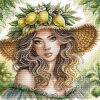AVA Stitch The Girl of the Lemons P043 borduren (pakket)