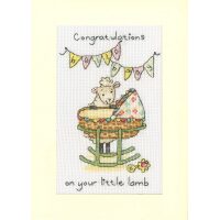 Bothy Threads Cockadoodle Cards Little Lamb XGC67