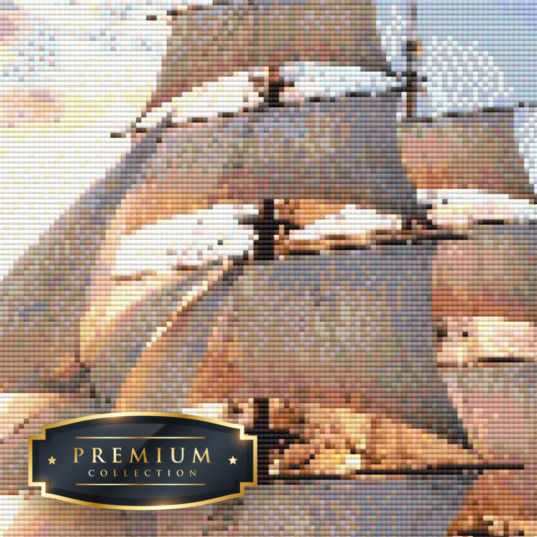 Zeilschip Premium DP Diamond Painting - Afbeelding 5