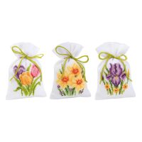 Vervaco Kruidenzakje Bloemen set van 3 PN-0012334