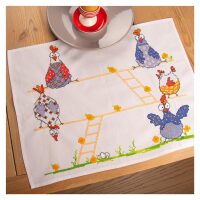 Vervaco Placemat Gekke kippen set van 2 PN-0215598