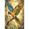 Abris Art Colorful Parrot AB-970 kralen borduren (pakket)