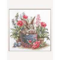 Aine Blooming Bunny A1030 borduren (pakket)