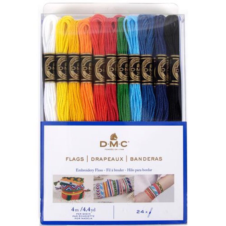 Zetiling DMC Borduurgaren – 100 Kleuren, 8 Meter Per Streng, 6 Draden, Katoen, Voor Handnaaiwerk En Vriendschapsbanden