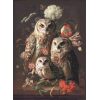 Imàge Owl Family IA004 Borduurpatroon