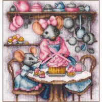 LanArte A micey sweet cupcake PN-0217612 Aïda borduren (pakket)