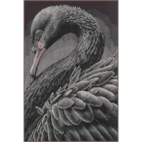 LanArte Black Swan PN-0216657 Evenweave borduren (pakket)