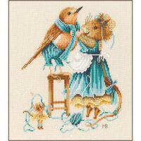 LanArte Dressing up with Vera PN-0000087 Evenweave borduren (pakket)