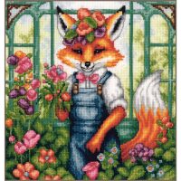 LanArte Florian the fox PN-0217607 Aïda borduren (pakket)