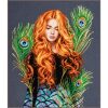 LanArte The Peacock's Muse  PN-0203533 Evenweave borduren (pakket)