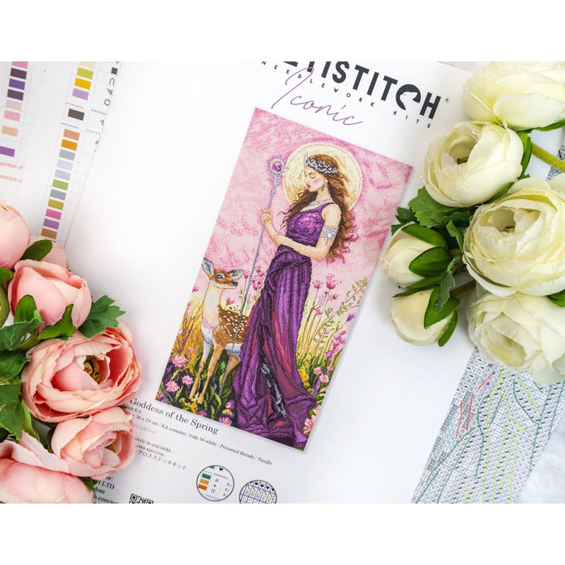 Leti Stitch Goddess of the Spring LI58 borduren (pakket)