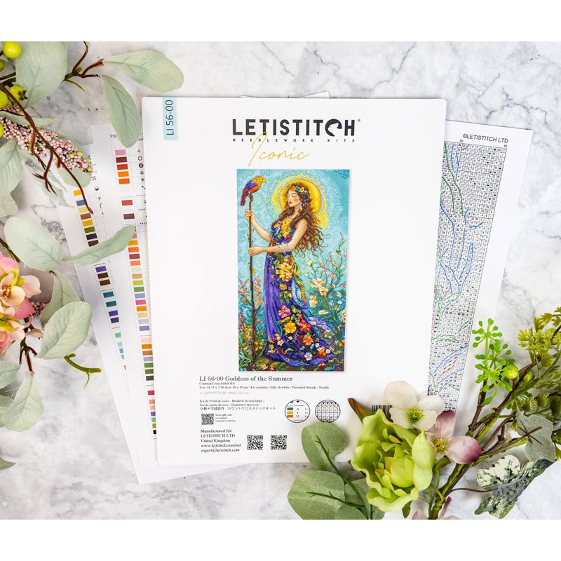 Leti Stitch Goddess of the Summer LI56 borduren (pakket)