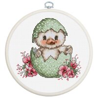 Luca-S The First Smile of Spring BC238 borduren (pakket) inclusief borduurring