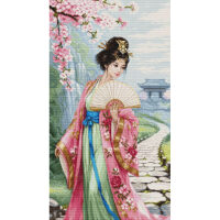 Luca-S The Song of Cherry Blossoms BU5105 borduren (pakket)