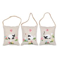 Vervaco Deco kussentje kit Schaapjes in de wei set van 3 PN-0237652