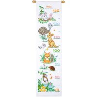 Vervaco Groeimeter Australische diertjes PN-0205333 borduren (pakket)