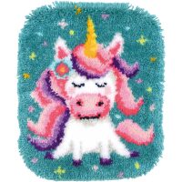 Vervaco Knoopvormtapijt Eenhoorn PN-0233650