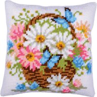 Vervaco Kruissteekkussen Mand met bloemen PN-0214836