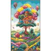 Vervaco Landschap met boomhut PN-0215355 borduren (pakket)
