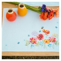 Vervaco Placemat Klaprozen en wilde bloemen PN-0230494 set van 2