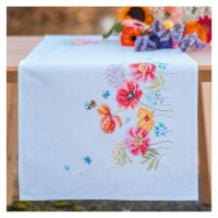 Vervaco Tafelloper Klaprozen en wilde bloemen PN-0230706