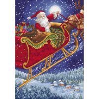 Leti Stitch Santa Sleigh LI 60-00 borduren (pakket)