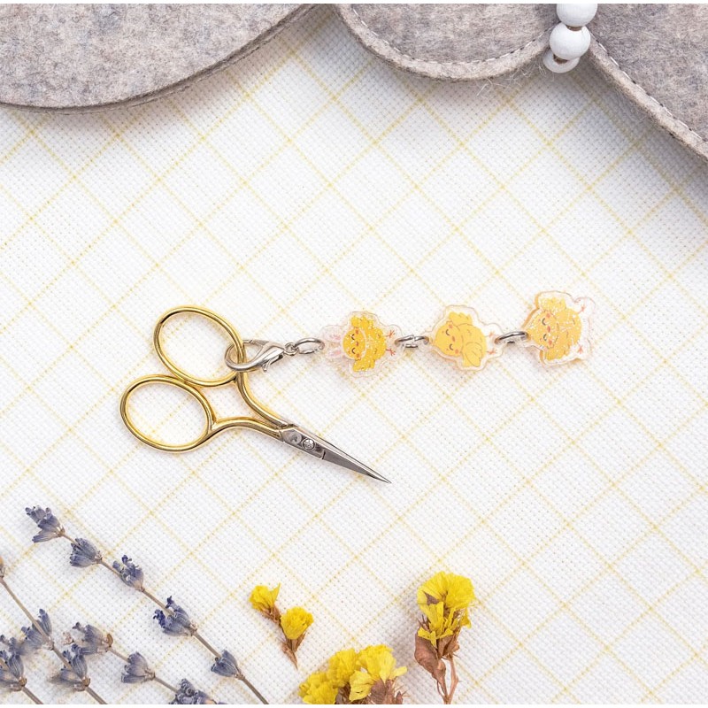 Leti Stitch Scissors Chain Dancing Chicks 3102 (Schaarketting)