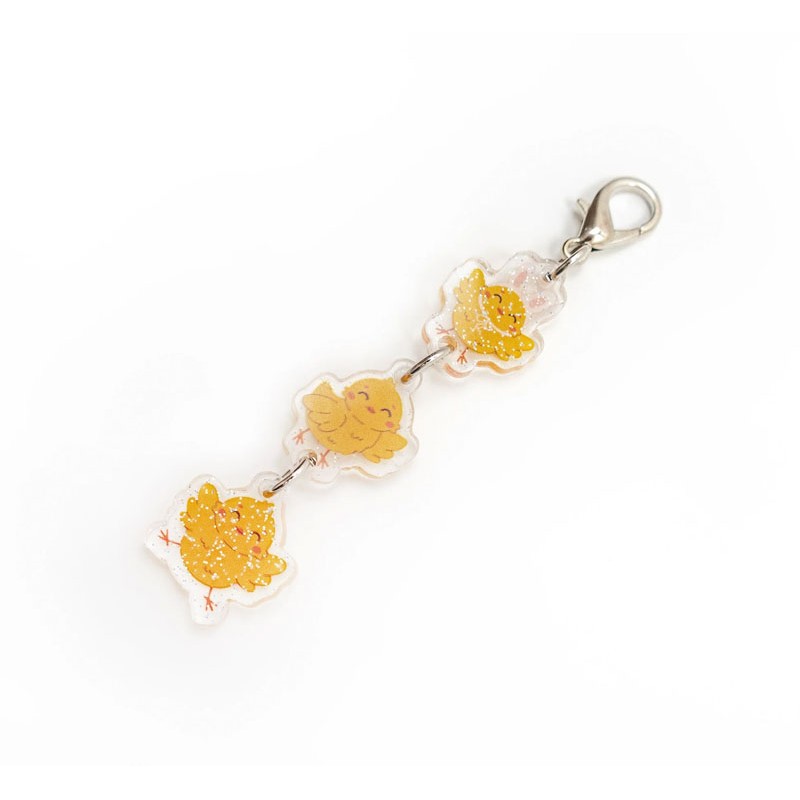 Leti Stitch Scissors Chain Dancing Chicks 3102 (Schaarketting)