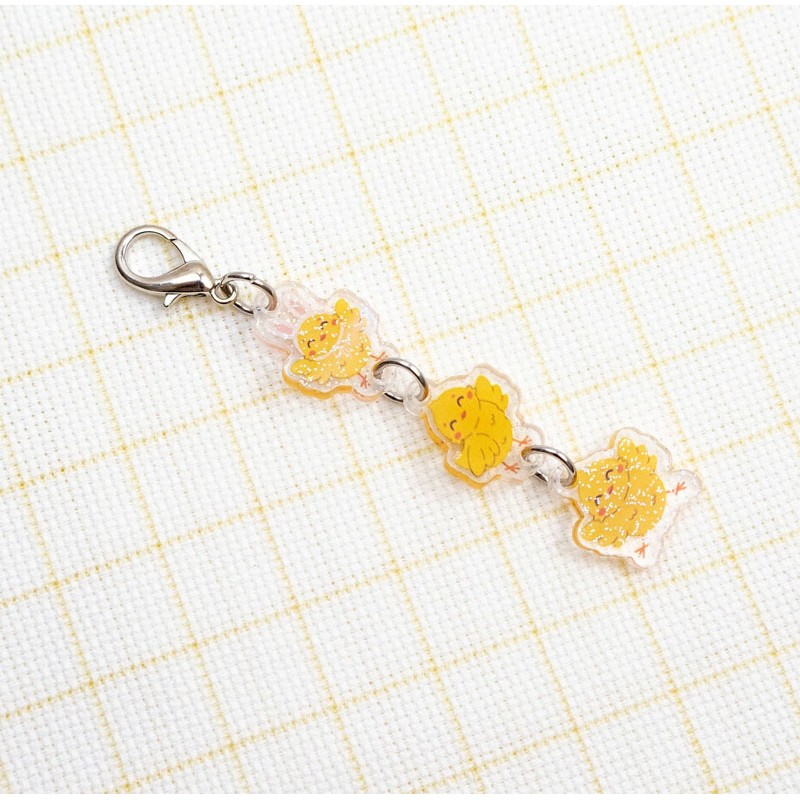 Leti Stitch Scissors Chain Dancing Chicks 3102 (Schaarketting)