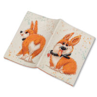 Panna Corgi Paspoort Cover OP-7393 borduren (pakket)