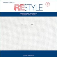 Restyle Hardanger 22 count borduurstof 9 draden per cm 53x53cm 50% katoen en 50% viscose - Kleur 009