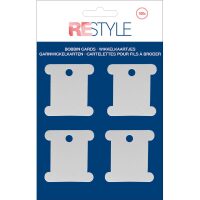 Restyle Papieren Wikkelkaartjes / Bobbins 40x41mm