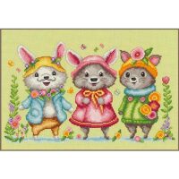 Vervaco Diertjes PN-0210761 borduren (pakket)