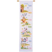 Vervaco Groeimeter Boerderijdieren PN-0227715 borduren (pakket)