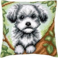 Vervaco Kruissteekkussen Hond PN-0211912 borduren (pakket)